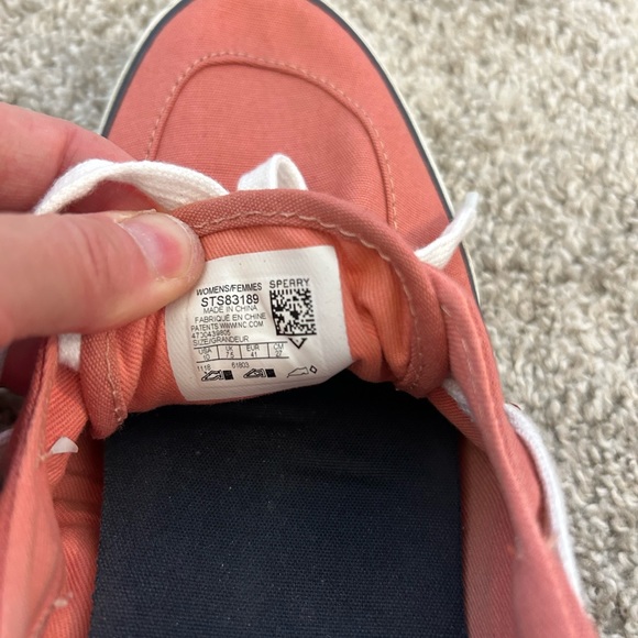 Women’s Sperry Boat Shoes Rose size 10. Canvas STS83189 - Picture 6 of 7
